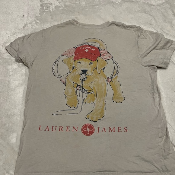 lauren james lifeguard pup tee size small - Picture 3 of 3